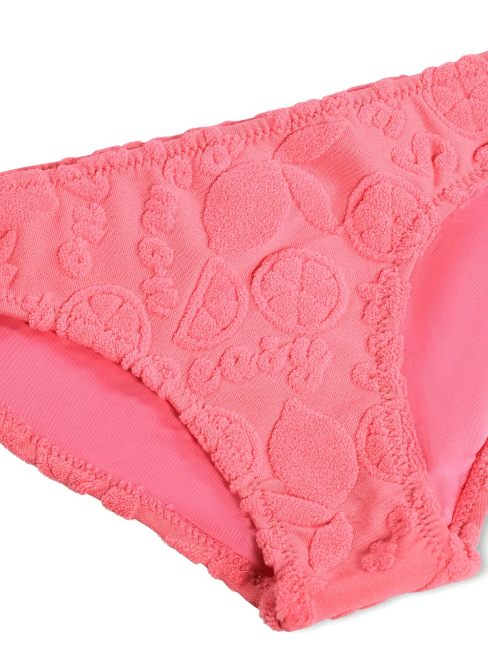 Molo Nola Terry bikini met citroen-reliëf Roze