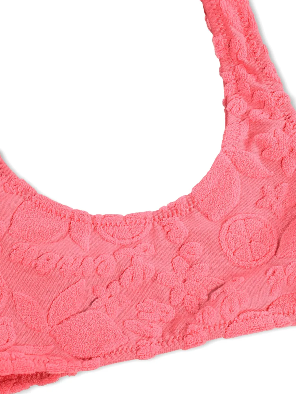 Molo Nola Terry bikini met citroen-reliëf Roze