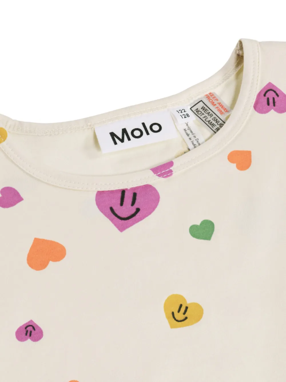 Molo Luvis heart-print smiley-face pyjamas | Teen Girl Clothing | Image 2