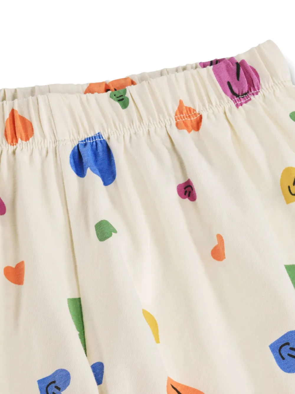 Luvis Heart-Print Smiley-Face Pyjamas