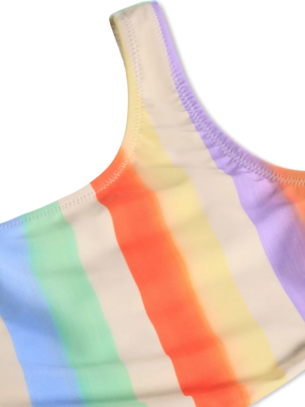 Molo Naan badpak met regenboogstreep Geel