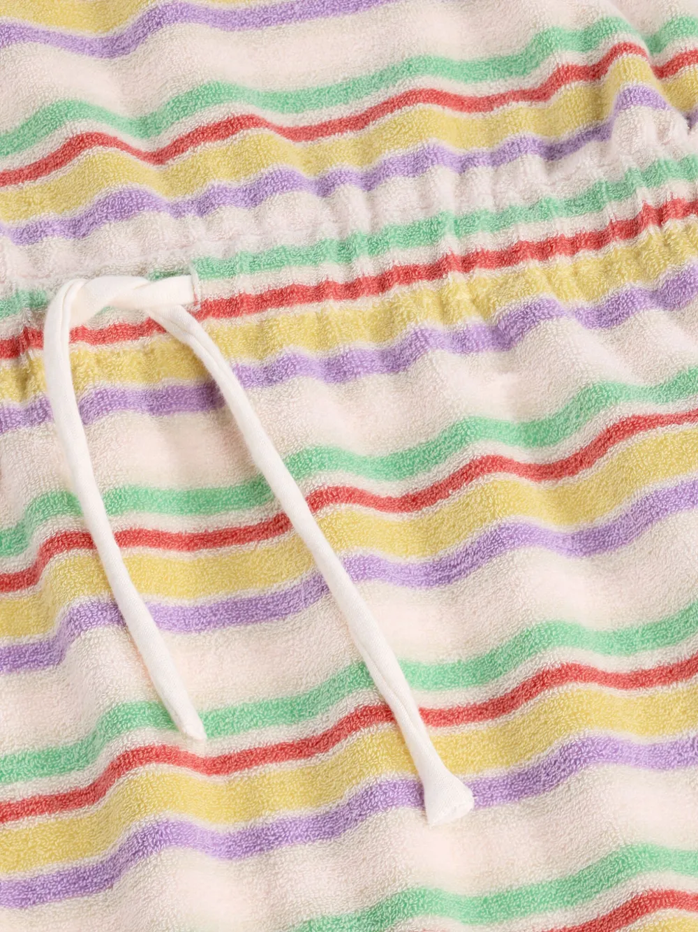  Molo Cherish Stripe Drawstring Dress - Pink 