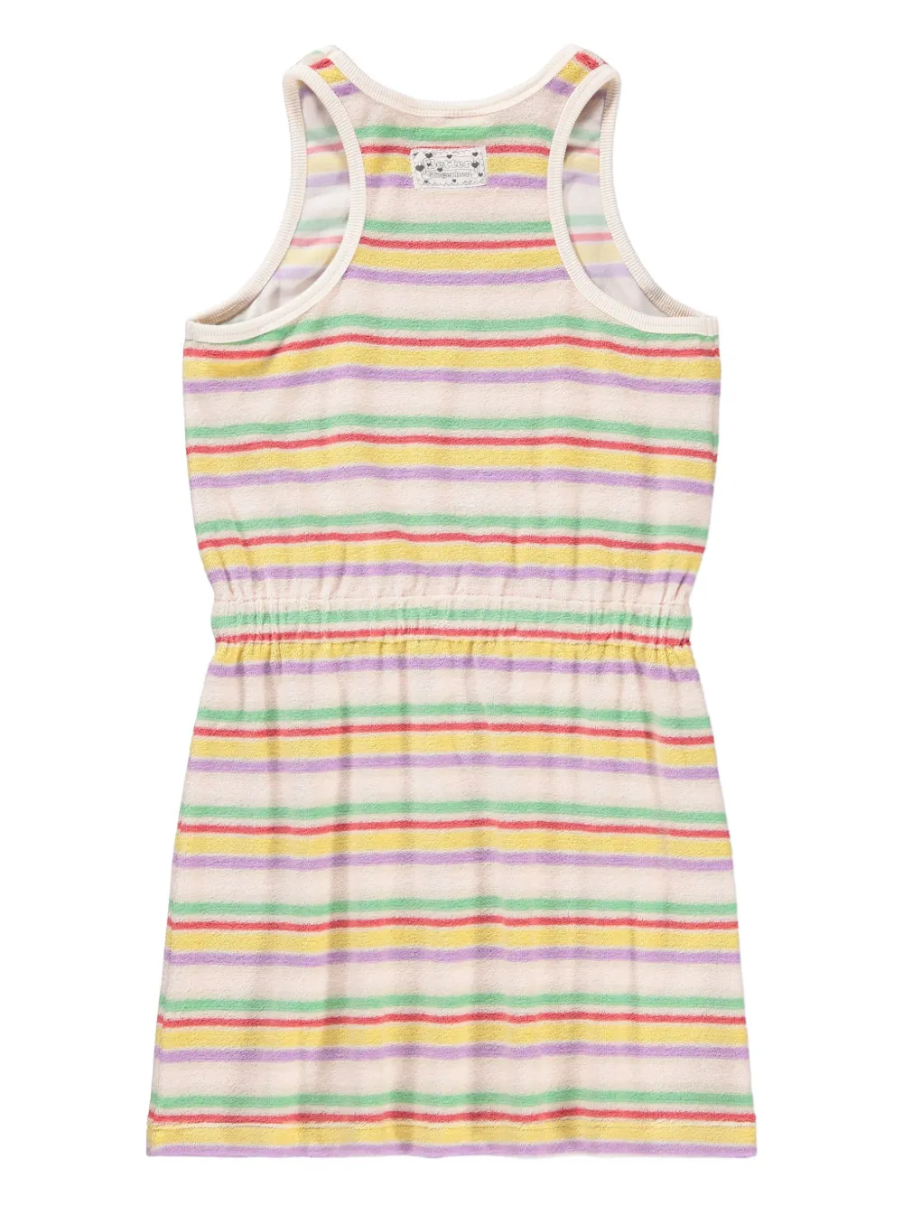  Molo Cherish Stripe Drawstring Dress - Pink 