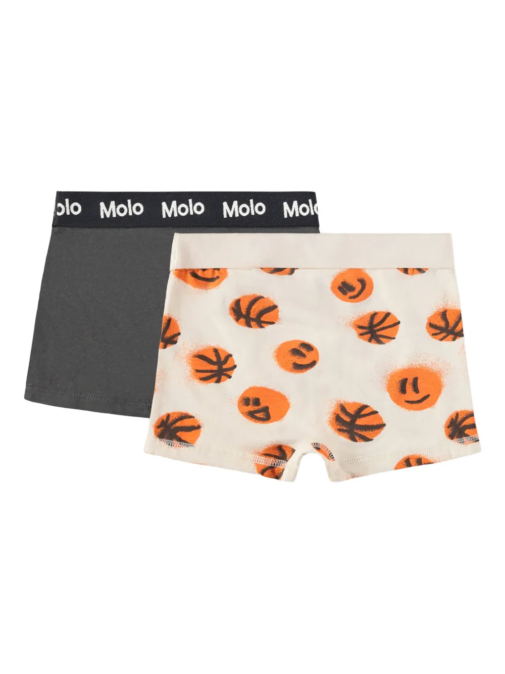 Molo Kids' Justin Boxers (set Of Two) In White
