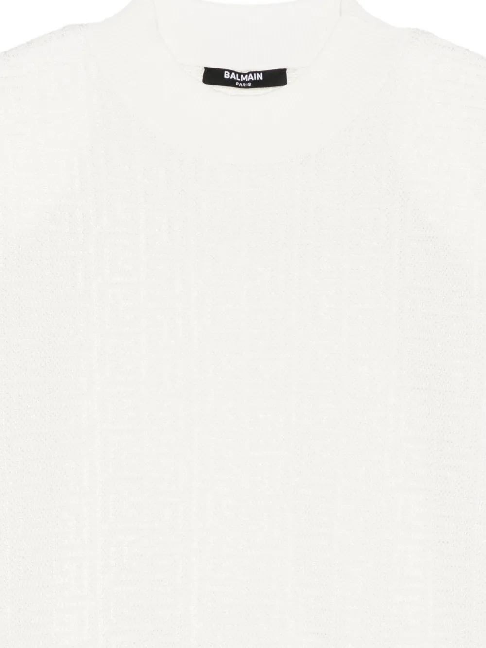 Balmain Kids Trui met jacquard Wit