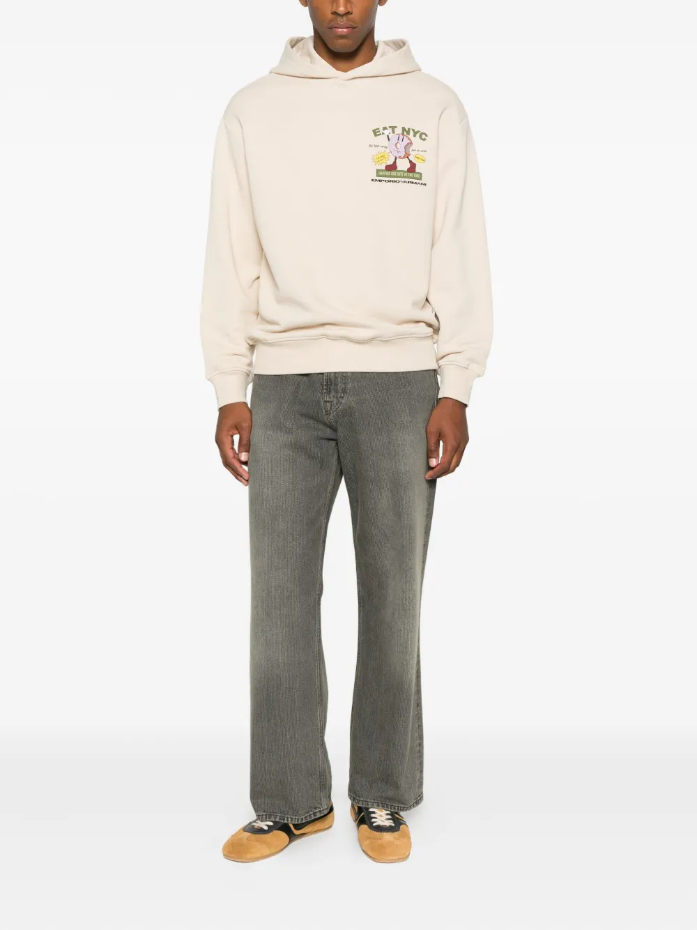 Emporio Armani graphic-print hoodie | Hoodies | Image 2