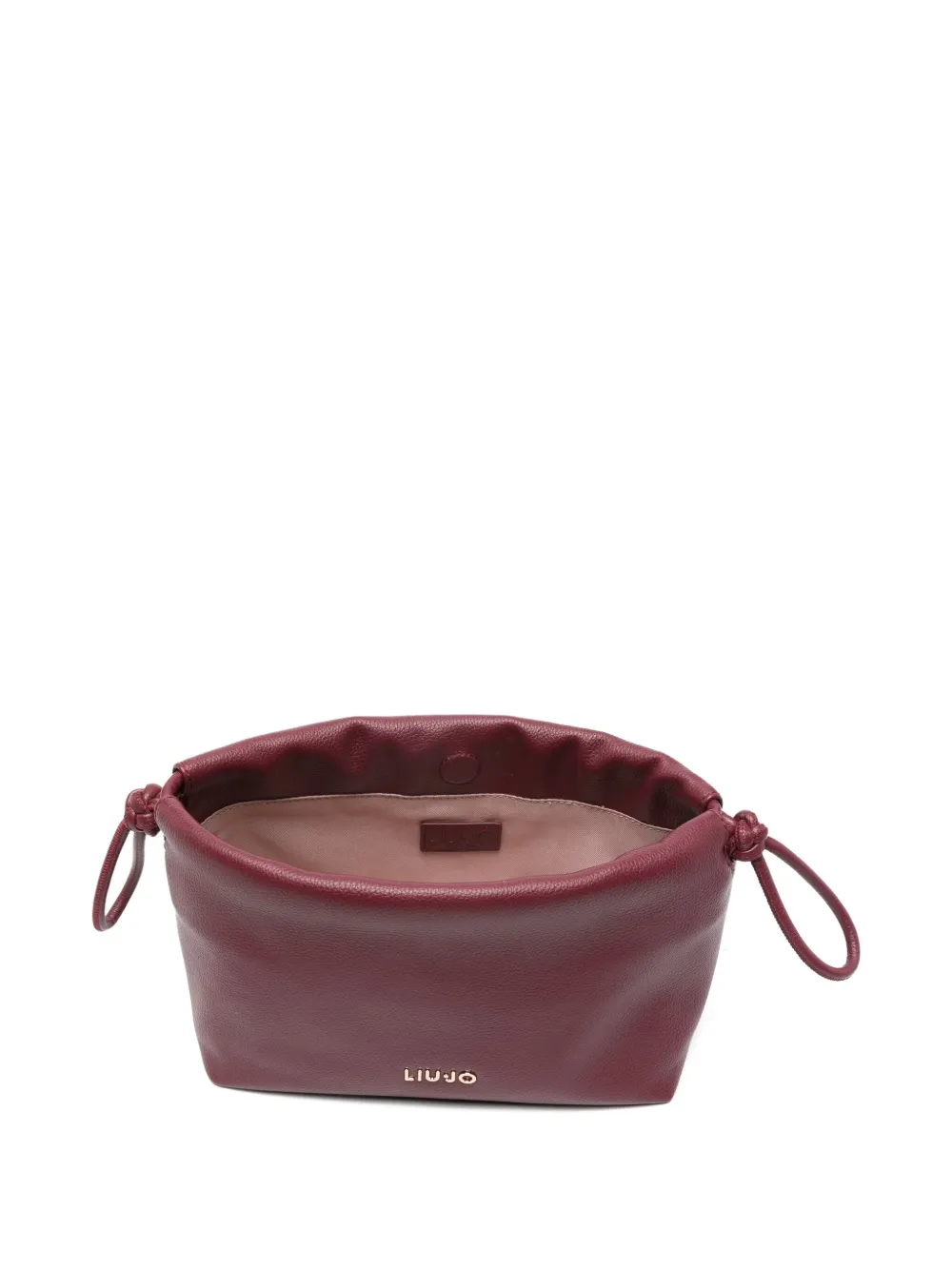 Liu •jo Chain-strap Drawstring Bag In Red