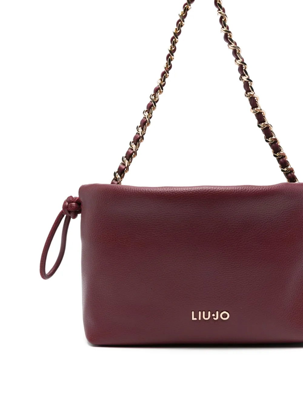LIU JO Tas met trekkoord en kettingbandje Rood
