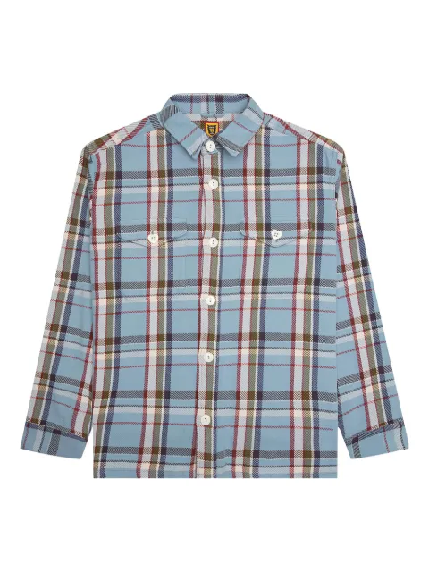 Human Made camisa con botones de corazón