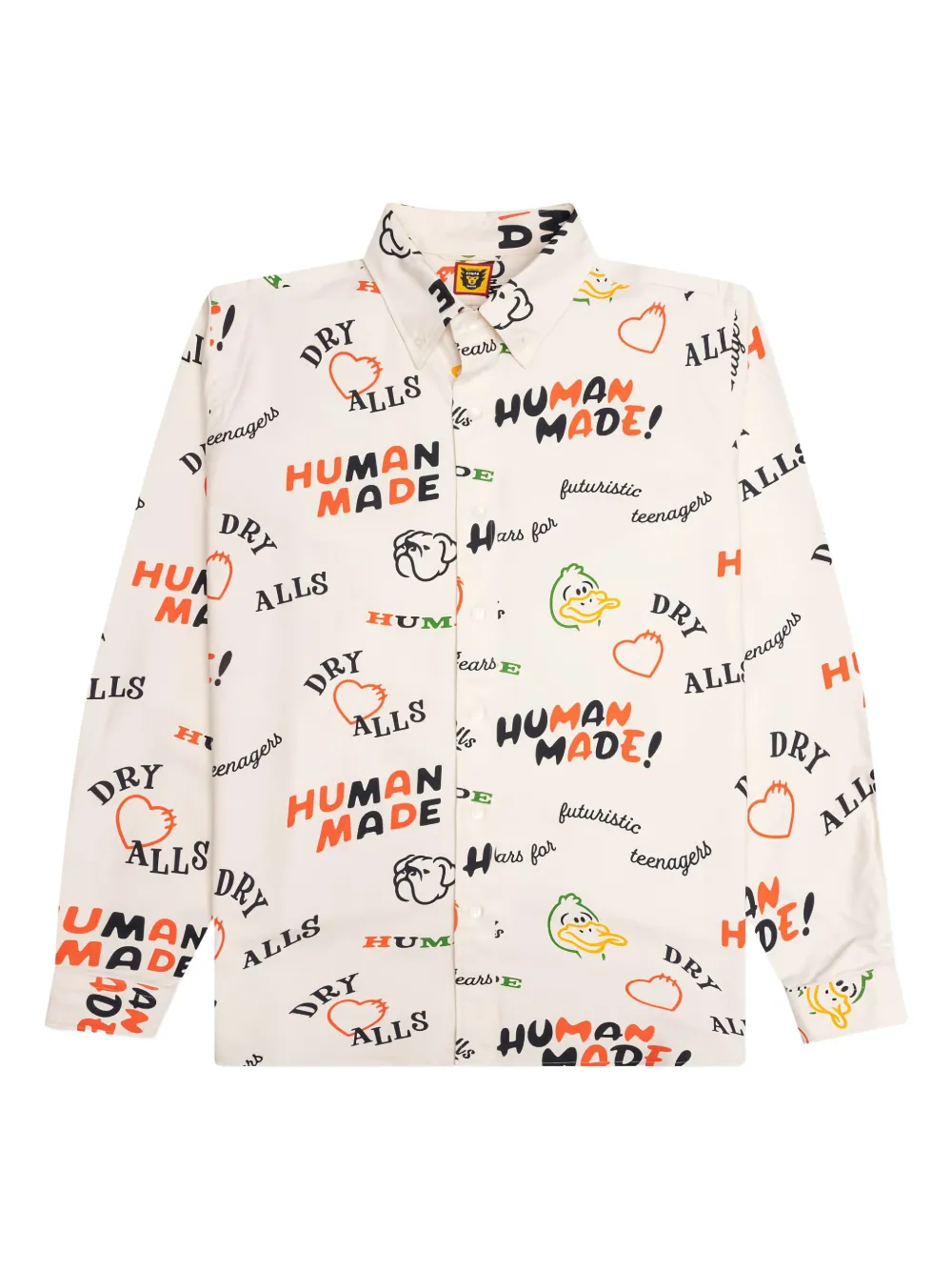 Human Made プリント シャツ - ホワイト Human Made プリント シャツ - ホワイト