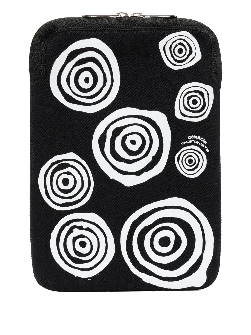 Côte&Ciel geometric-print iPad case | Black | Image 1