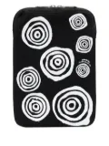 Côte&Ciel geometric-print iPad case - Black