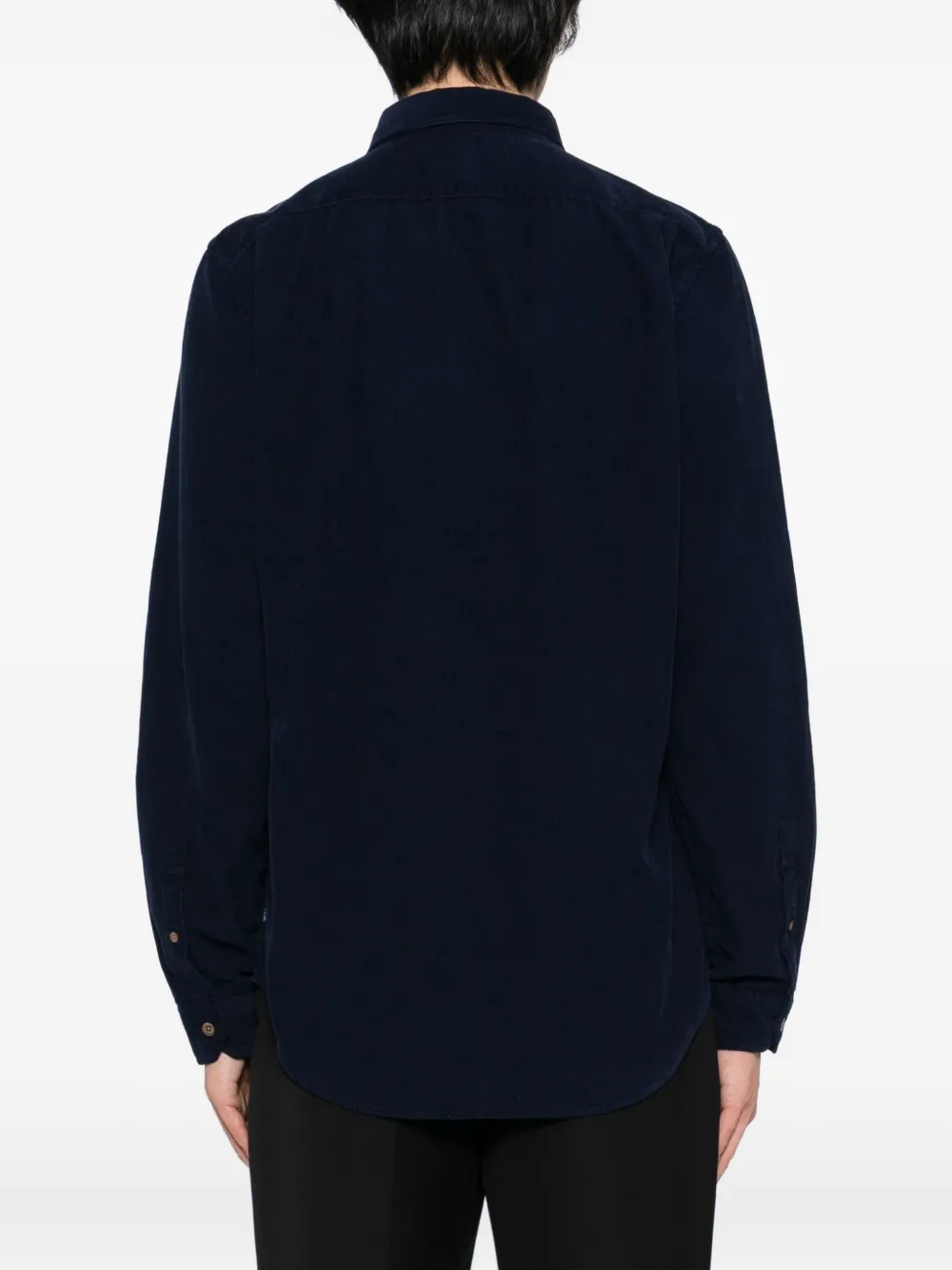 PS Paul Smith Ribfluwelen overhemd Blauw