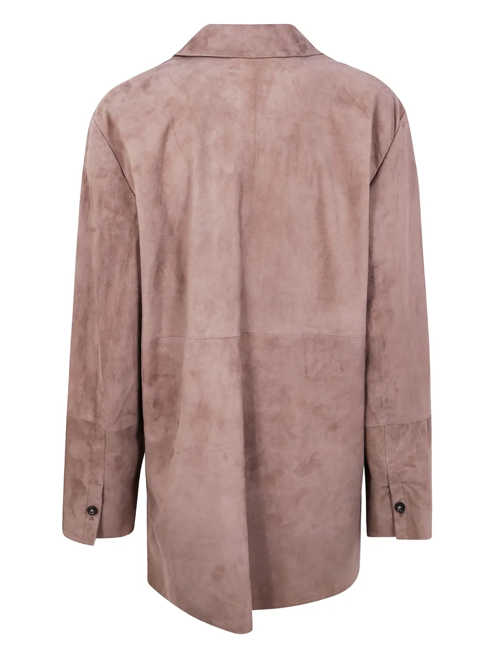 'S Max Mara suede button-up shirt - Roze