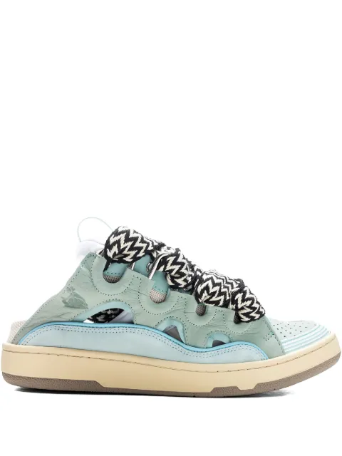 Lanvin mules perforées Curb à lacets