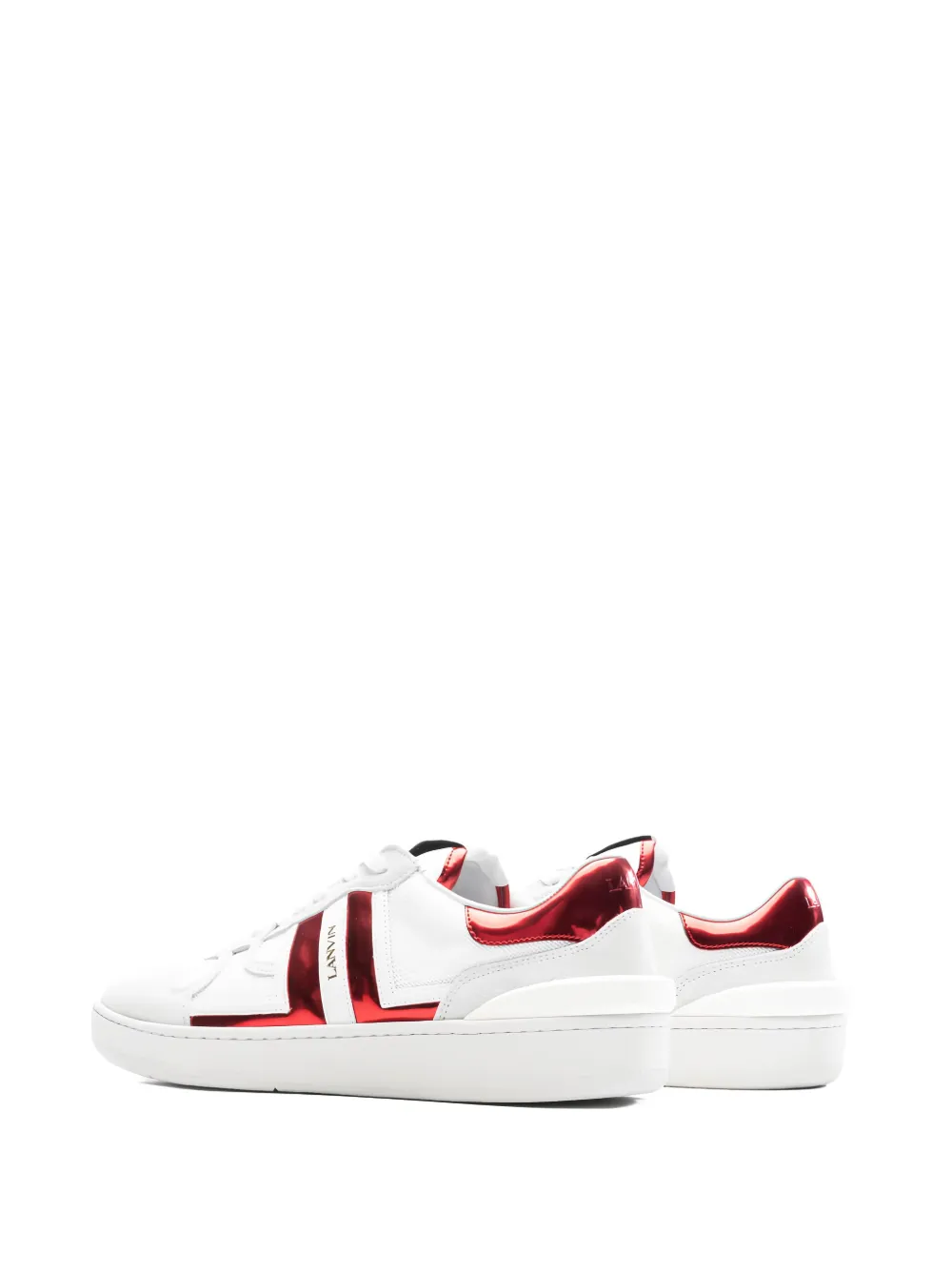 Lanvin Clay stripe low-top sneakers White