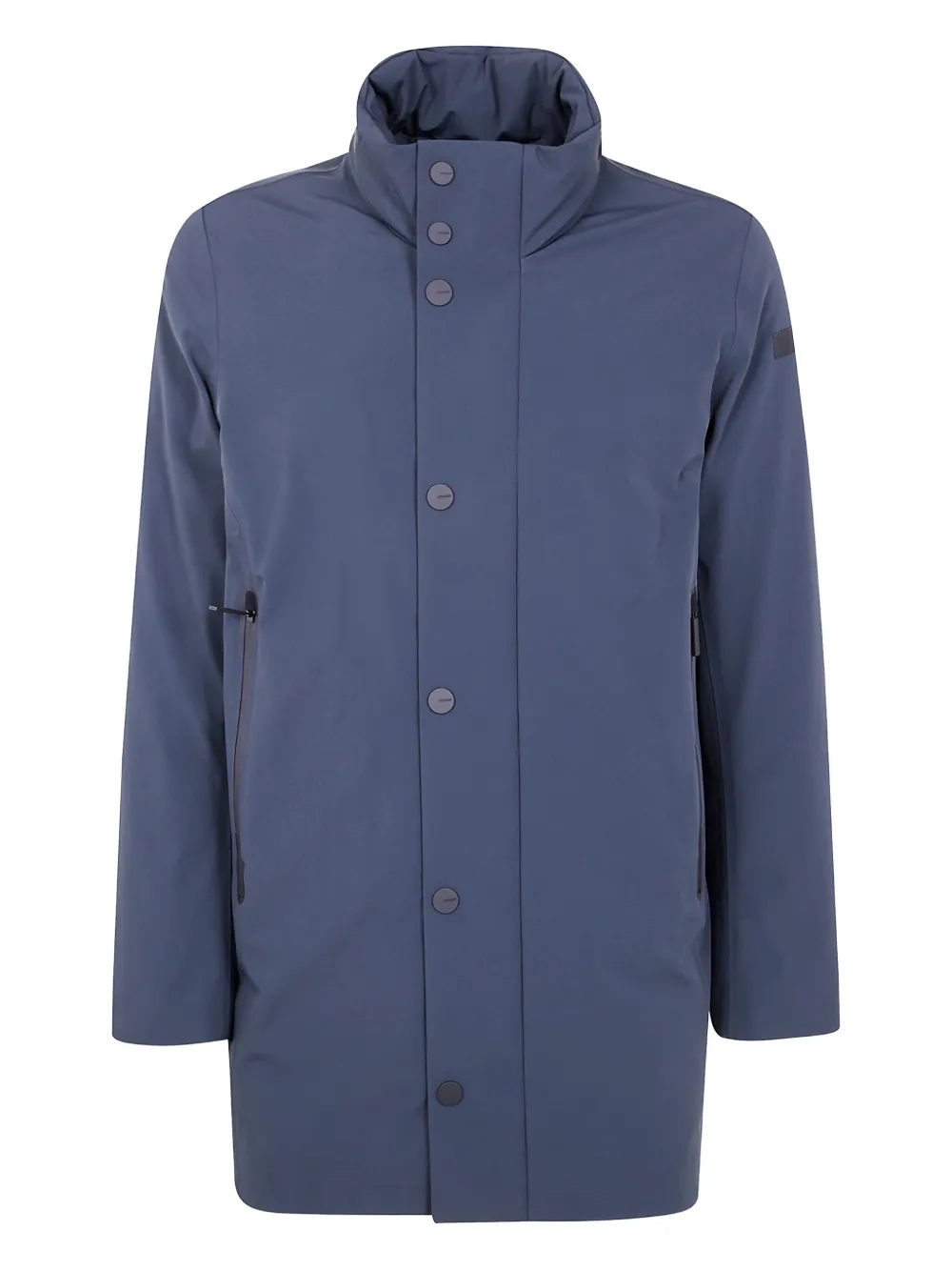 RRD button-fastening logo-plaque coat | Blue | Image 1