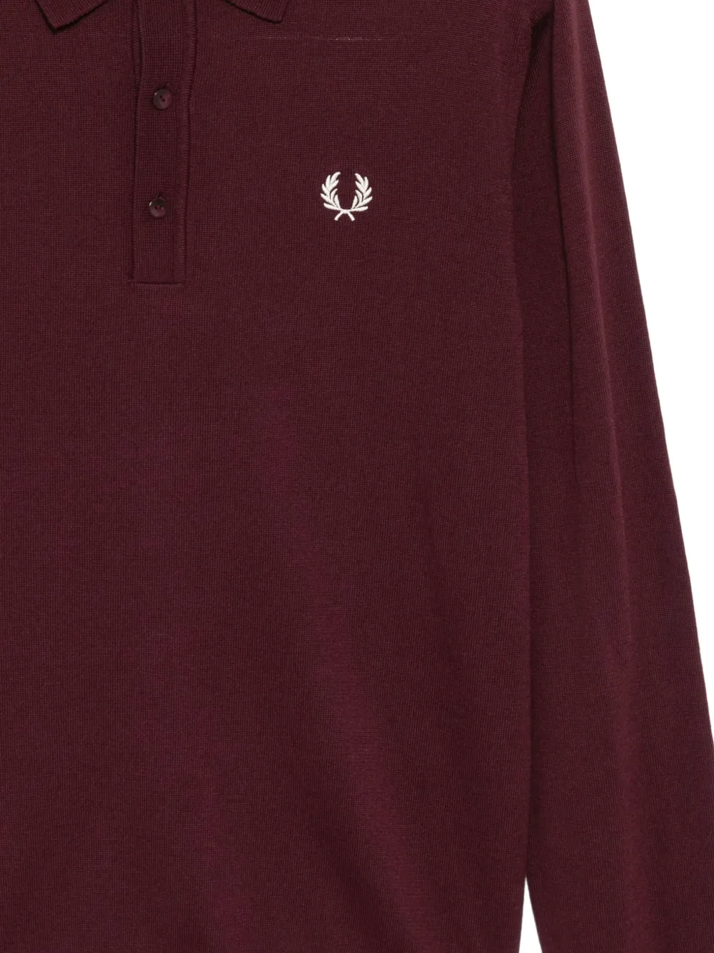Fred Perry Poloshirt met geborduurd logo Rood