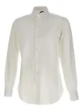 Barba classic-collar cotton shirt - White