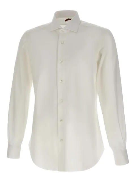 Barba classic-collar cotton shirt