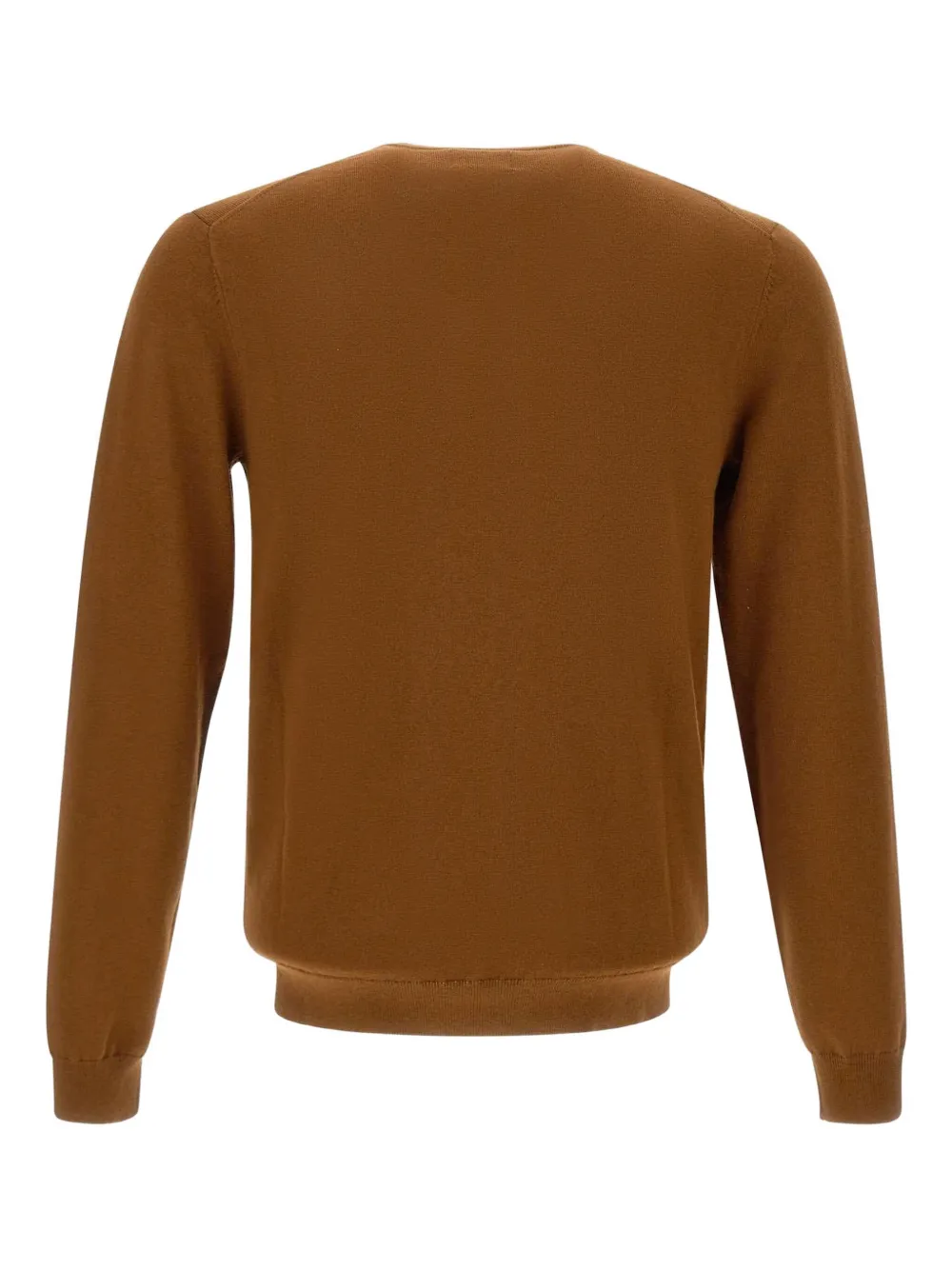 Sun68 embroidered V-neck sweater - Bruin