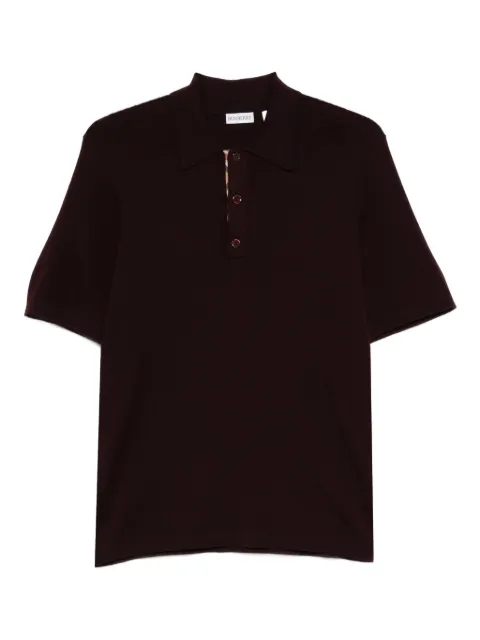 Burberry short-sleeve buttoned polo shirt