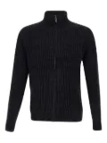 RRD ribbed zip-up cardigan - Black