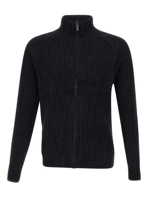 RRD ribbed zip-up cardigan