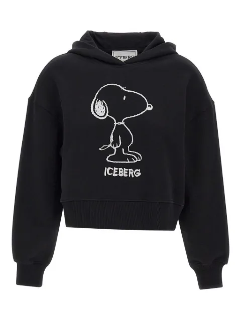 Iceberg Snoopy-print hooded sweatshirt