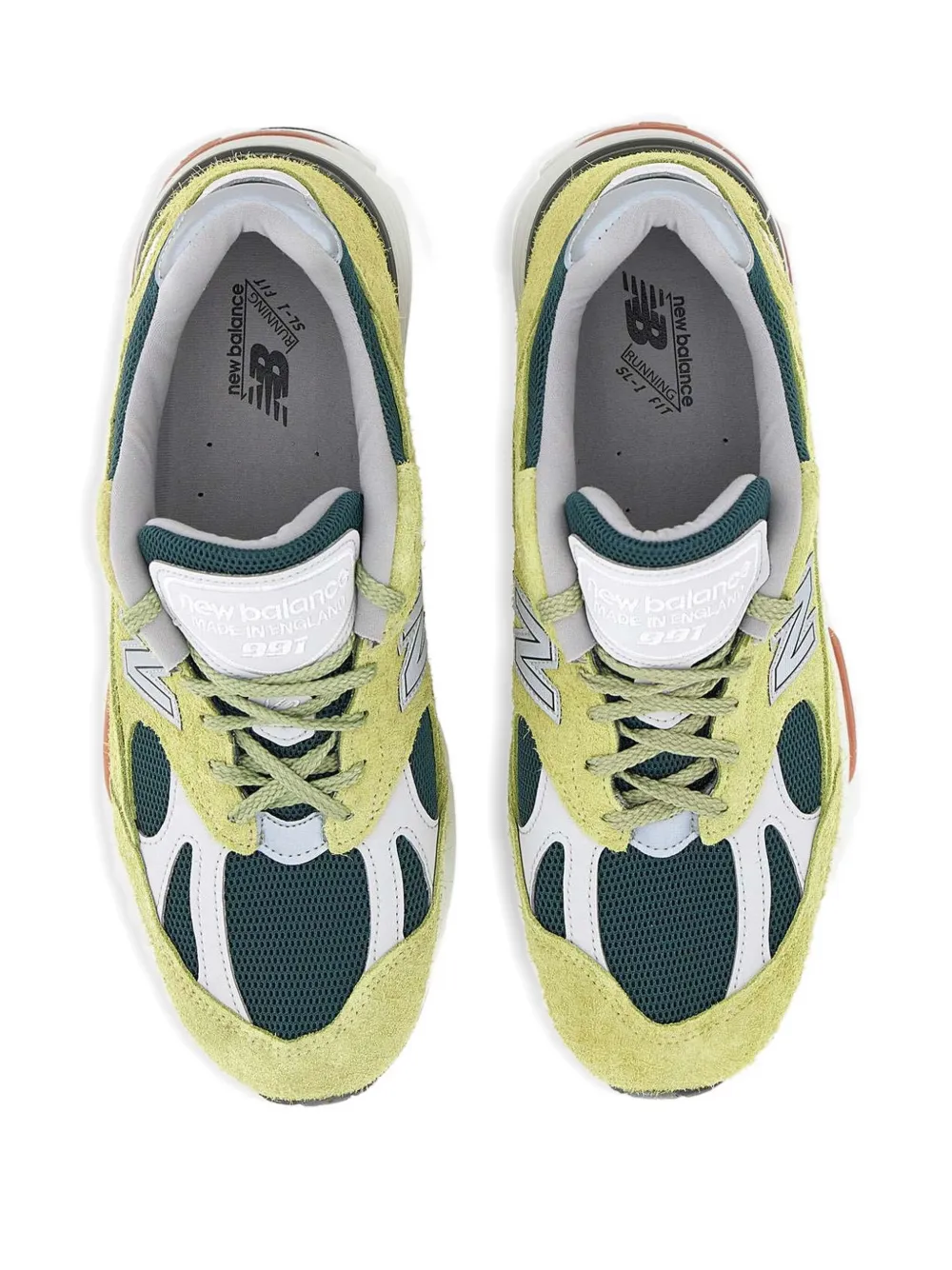 New Balance Made in UK 991V2 suede sneakers Green