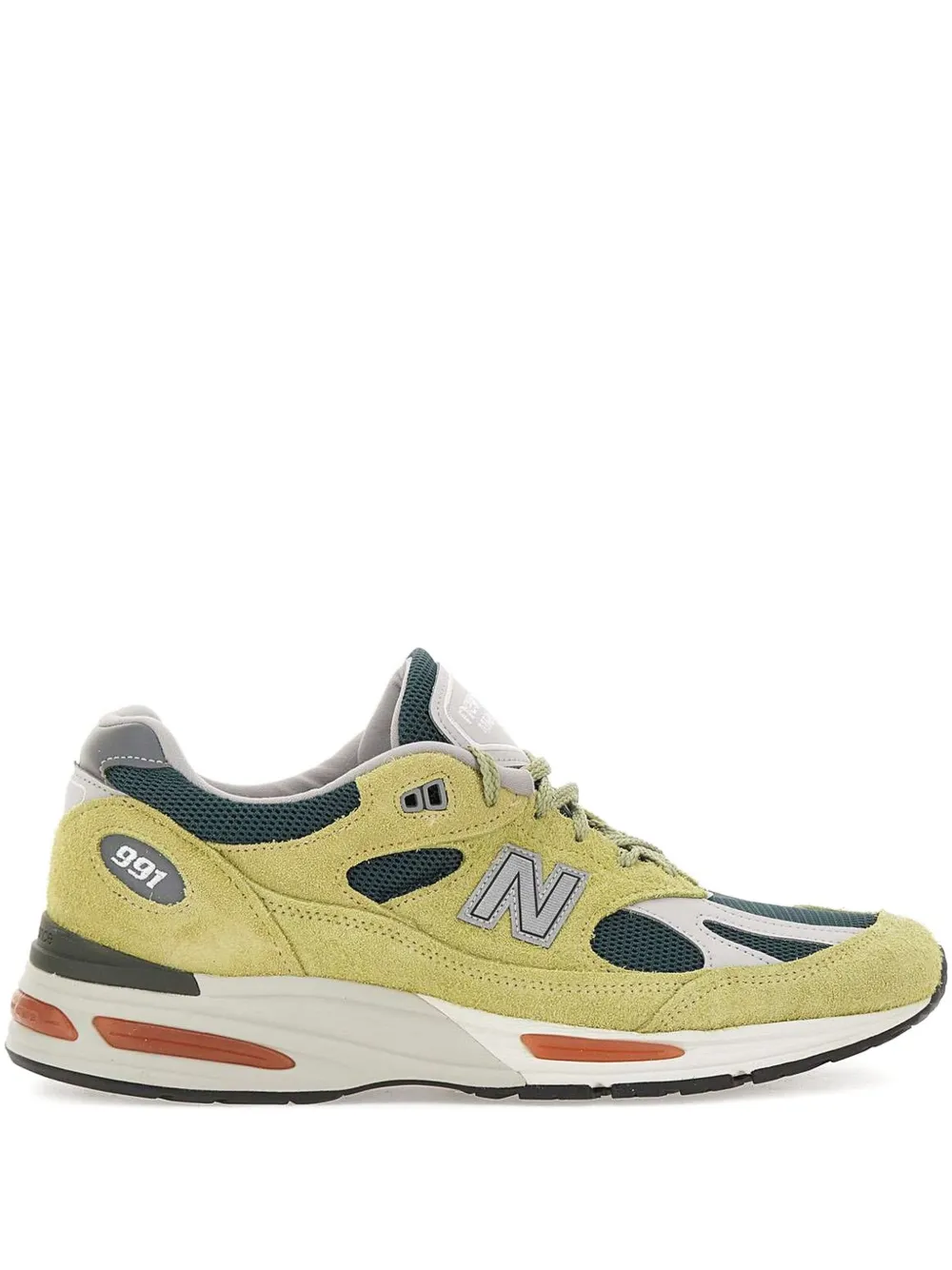New Balance Made in UK 991V2 suede sneakers Green