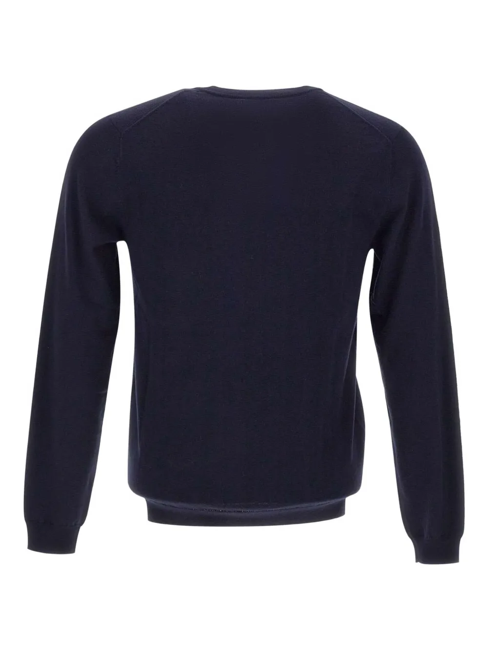 Sun68 Sweater met geborduurd logo en V-hals - Blauw