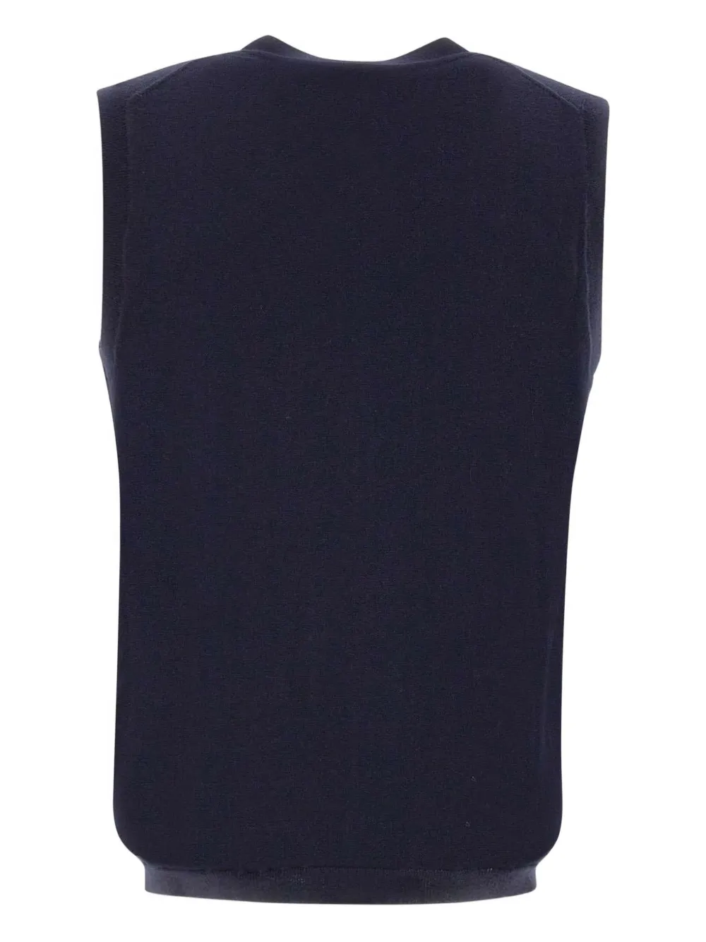 Sun68 embroidered logo V-neck gilet | Waistcoats & Gilets | Image 2