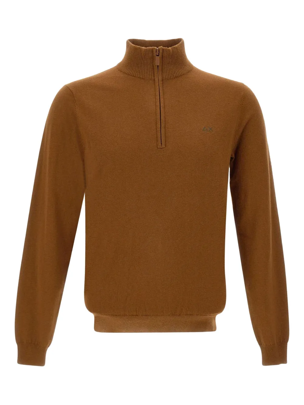 Sun68 half-zip sweater | Brown | Image 1