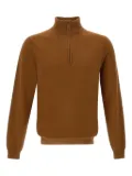 Sun68 half-zip sweater - Brown