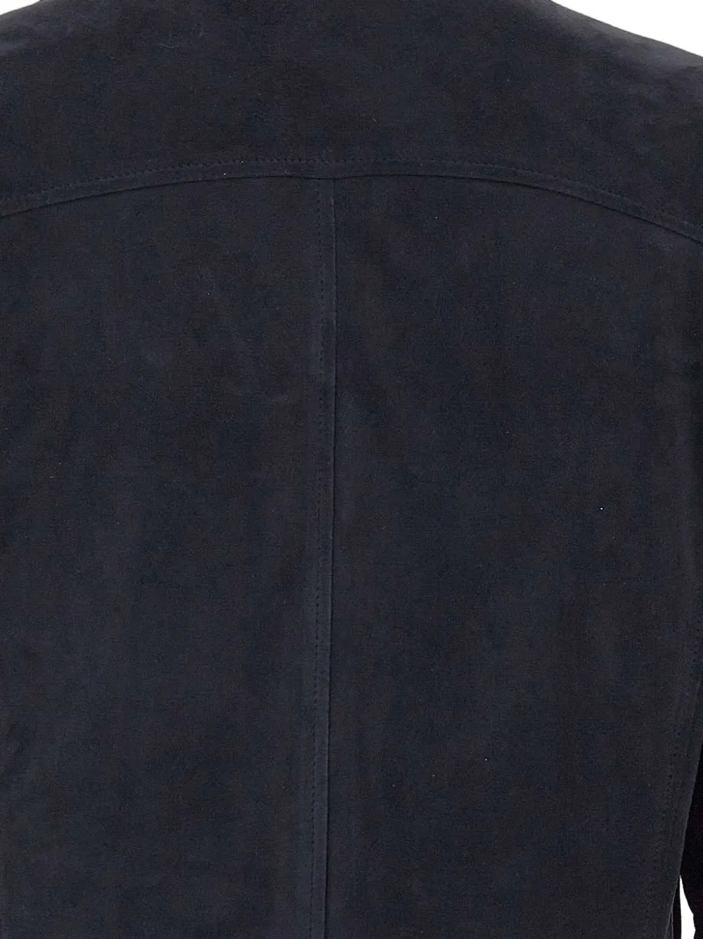 Barba Napoli Ribbed-collar Button-fastening Jacket In Blue