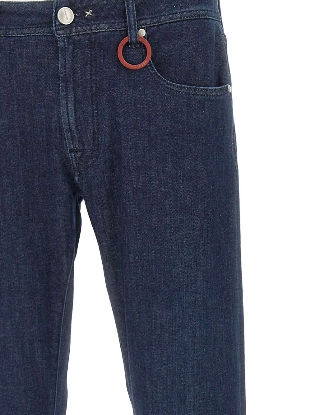 Sartoria Tramarossa Jeans met logopatch Blauw