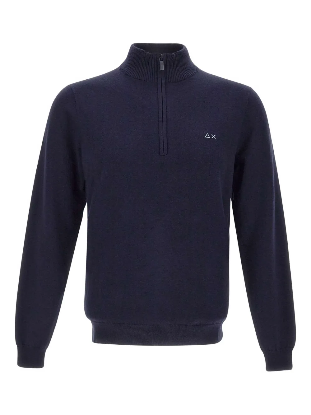 Sun 68 Half-zip Sweater In Blue