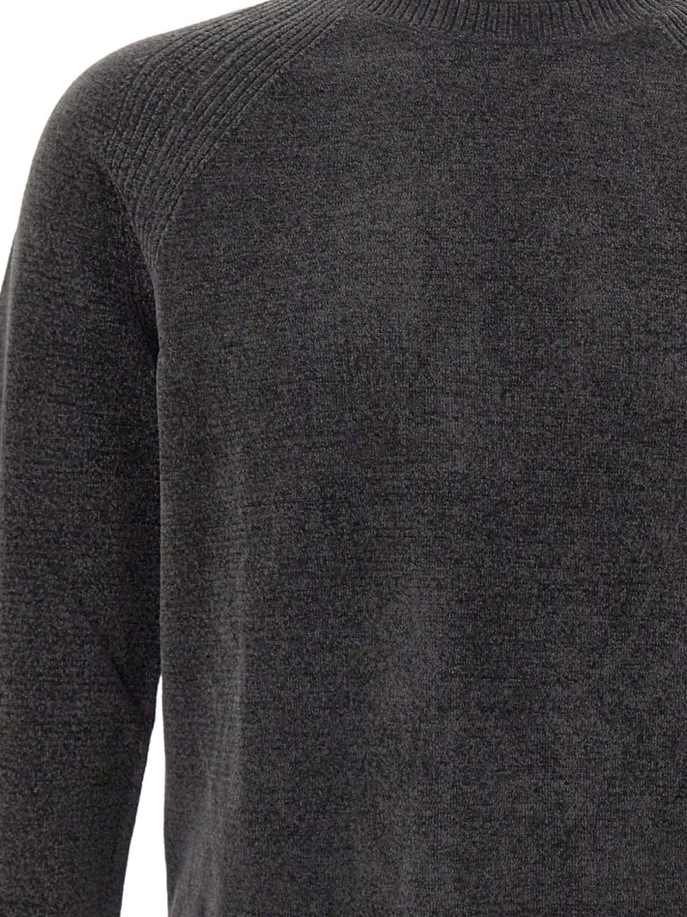 RRD Trui met geribbeld detail en ronde hals Grijs