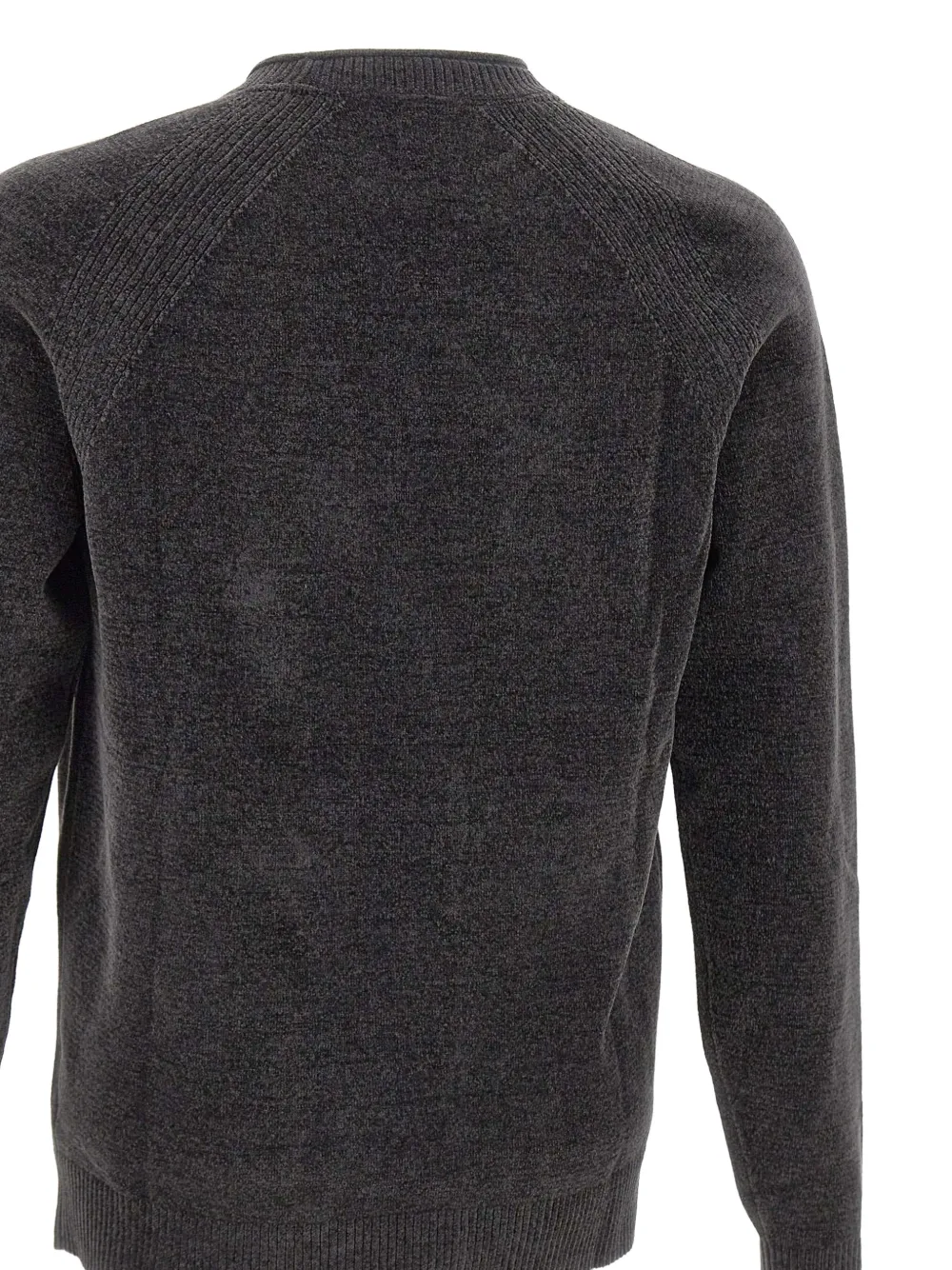 RRD Trui met geribbeld detail en ronde hals Grijs