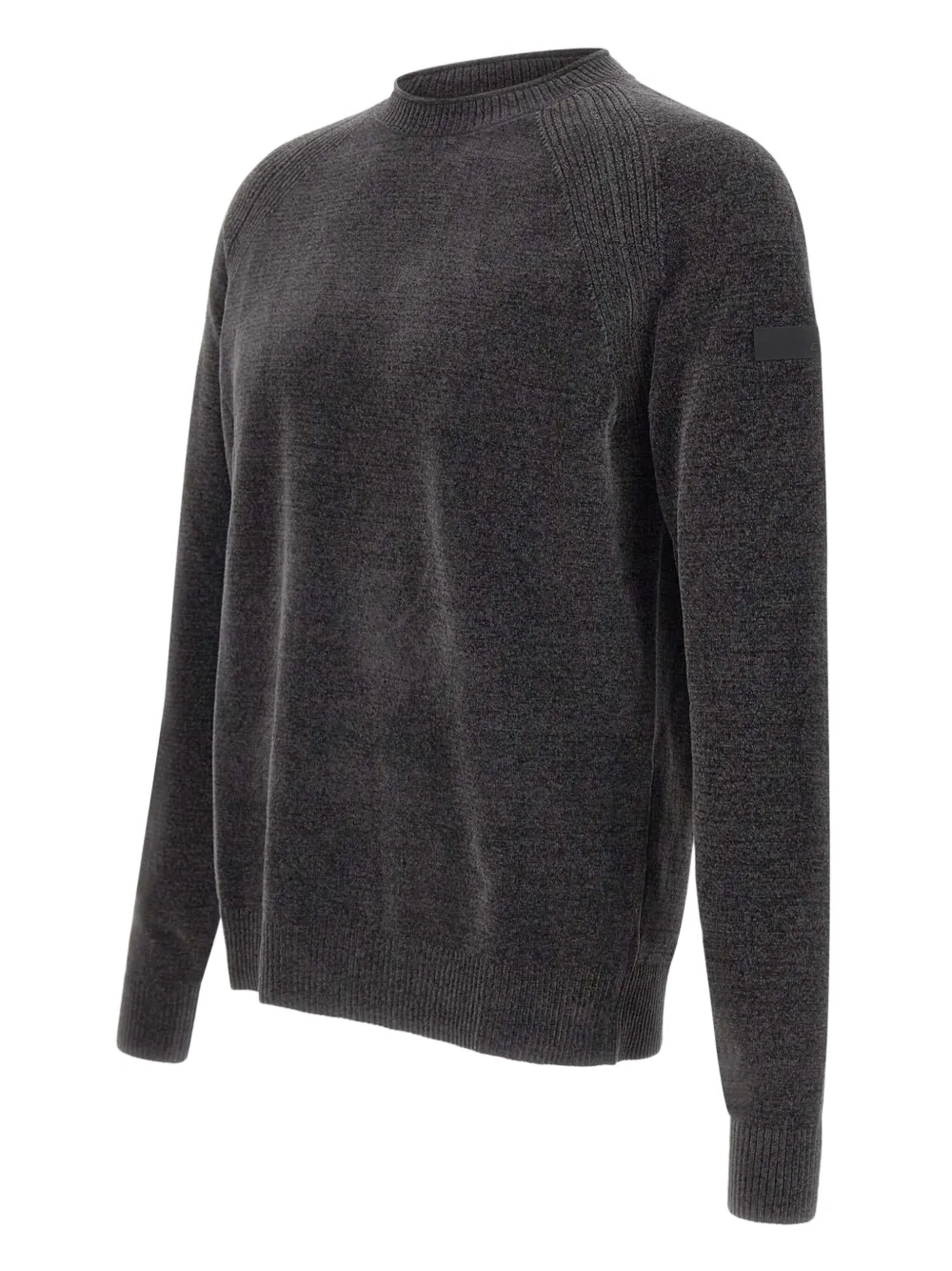 RRD ribbed-detail crew-neck sweater - Grijs