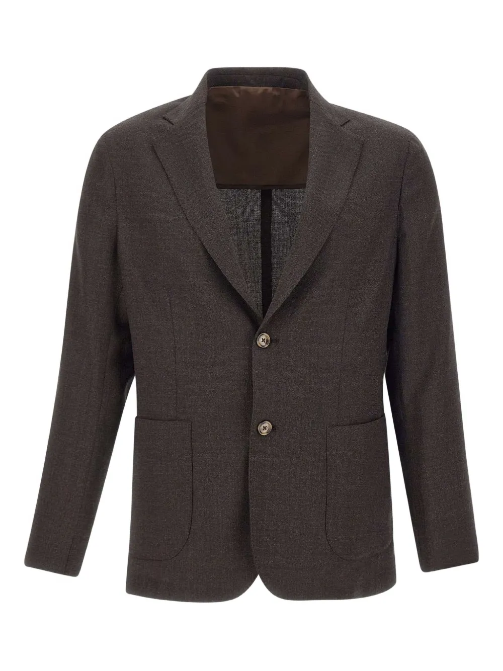Barba single-breasted blazer | Brown | Image 1