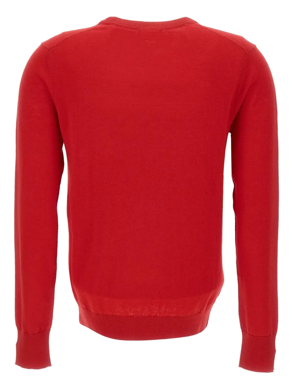 Sun 68 Embroidered Sweater In Red