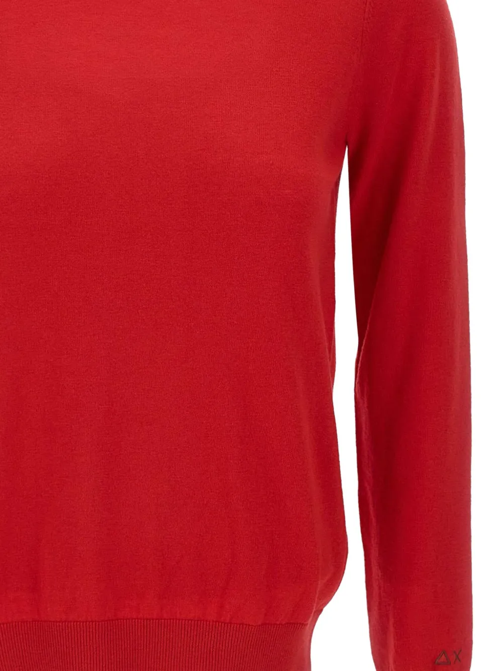 Sun 68 Embroidered Sweater In Red