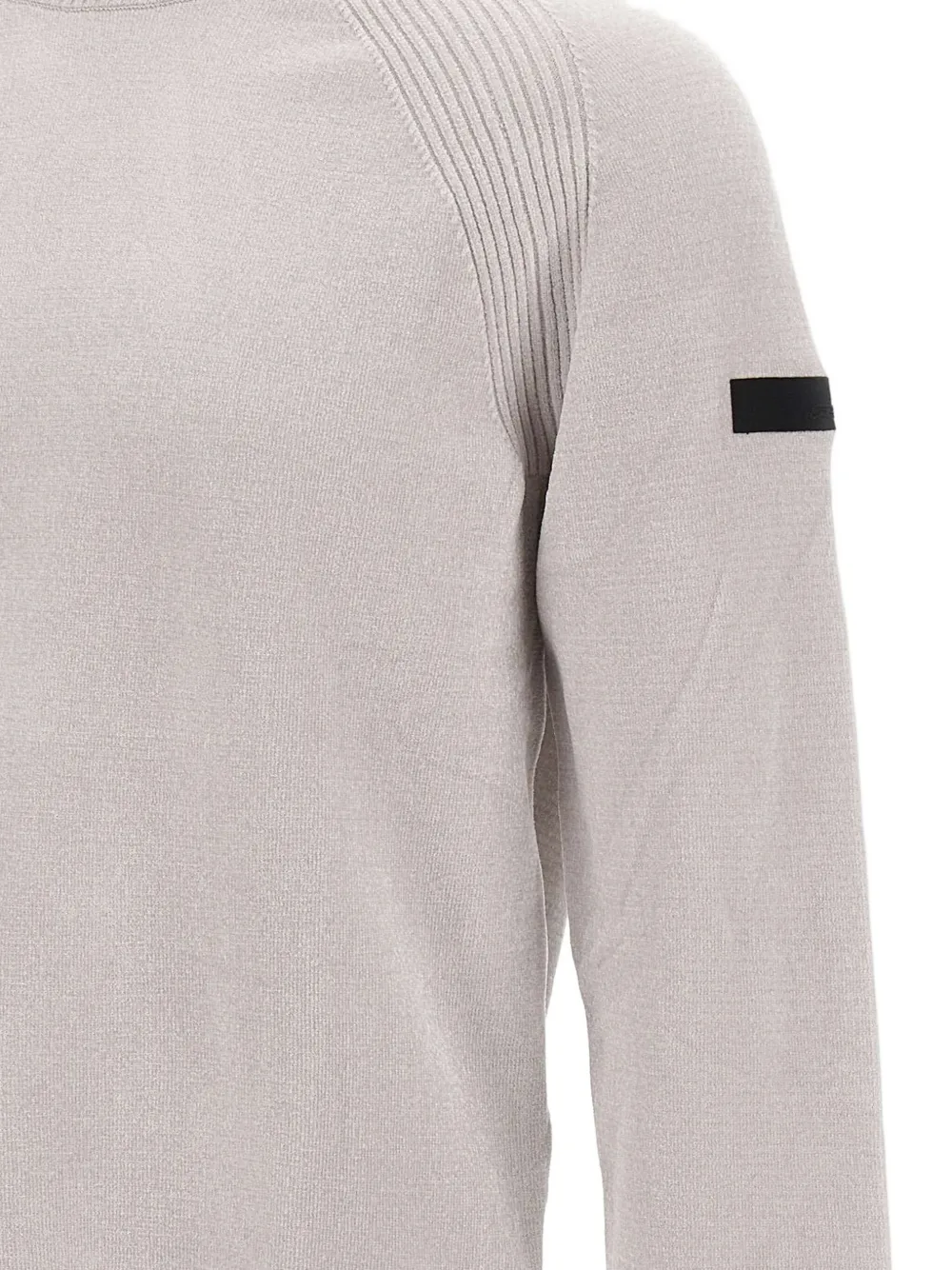 RRD Trui met geribbeld vlak Grijs