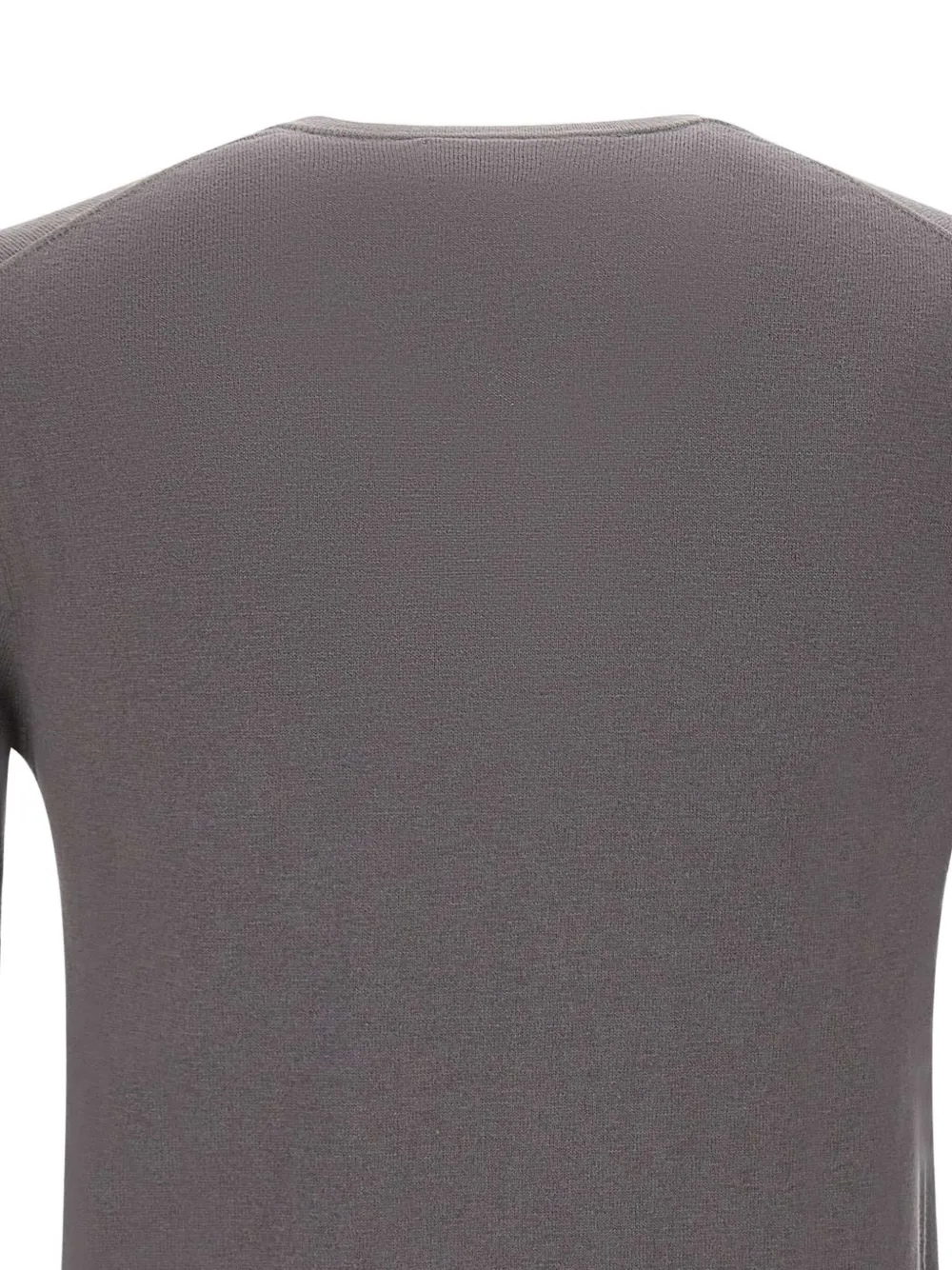 Sun 68 V-neck Embroidered Sweater In Gray
