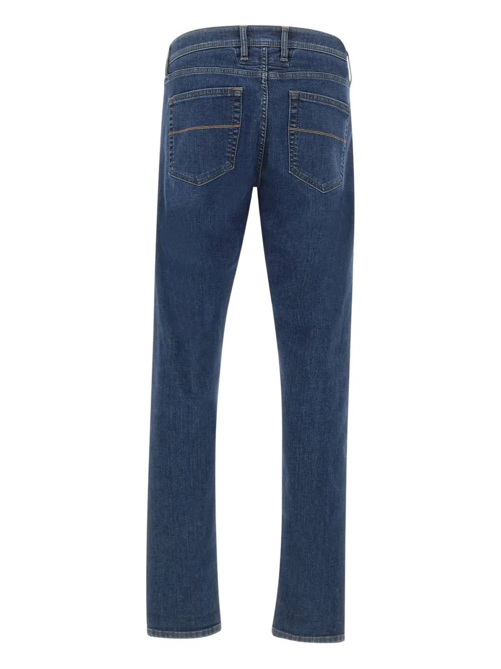 Sartoria Tramarossa Detail-patch Five-pocket Jeans In Blue
