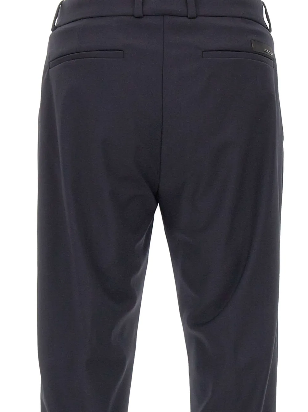 Rrd Cuffed-hems Logo-patch Trousers In Gray