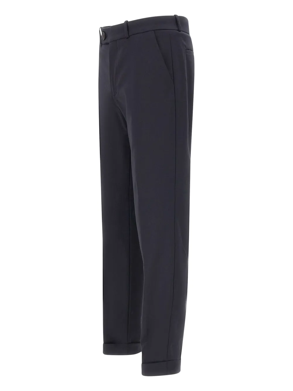 RRD Broek met logopatch en cuffs Blauw