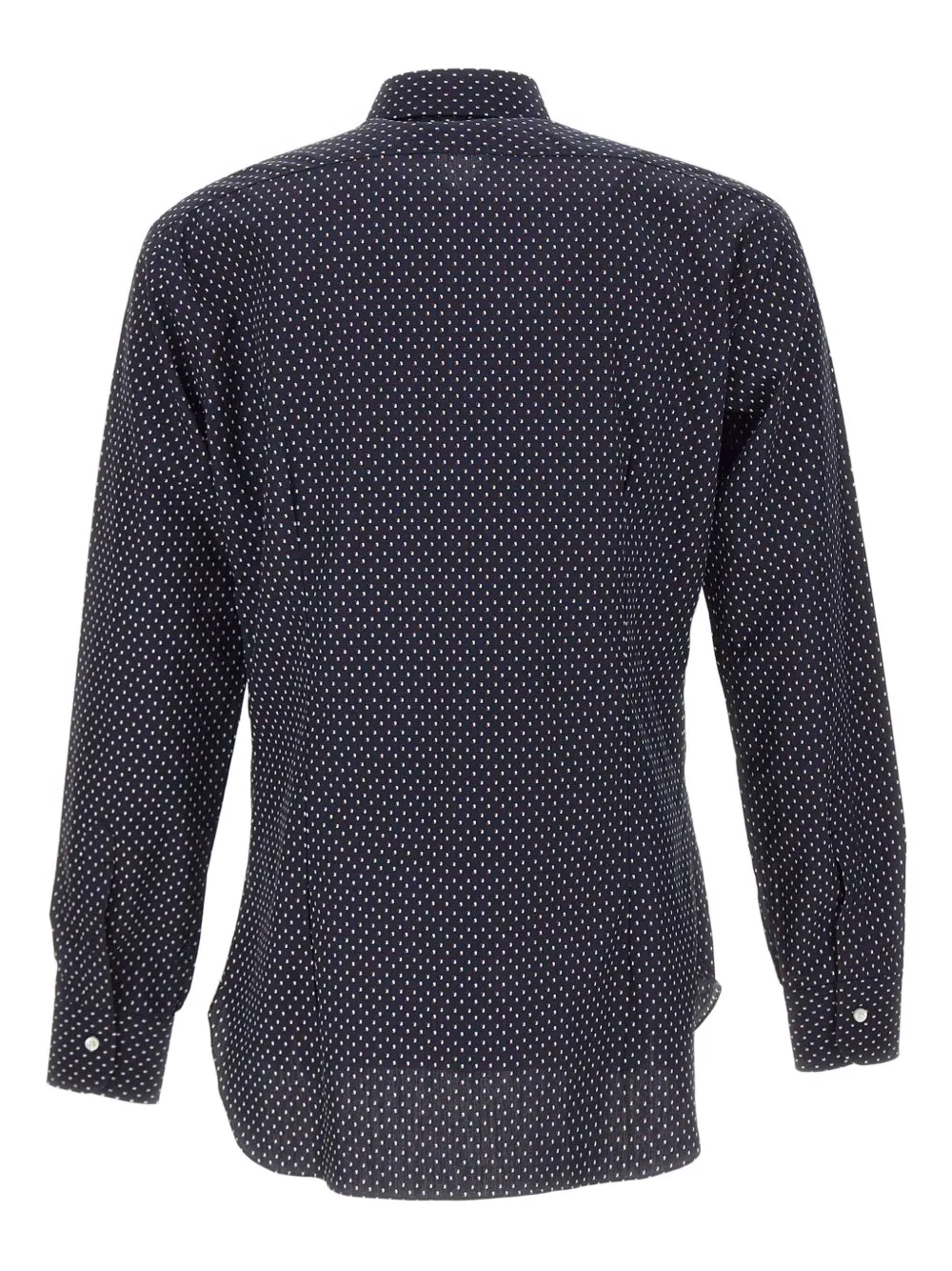 Barba Overhemd met patroon - Blauw